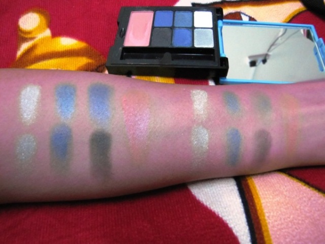 Faces Vivid Hues Of The Sky MakeupKit swatches