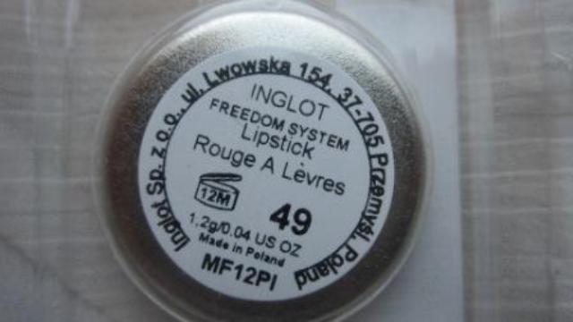 Inglot Freedom System LIpstick refill #49