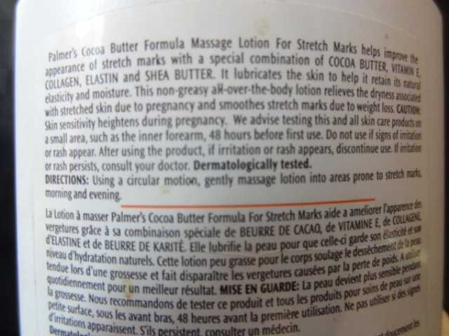 Palmers Cocoa Butter Lotion for Stretch Marks Review4