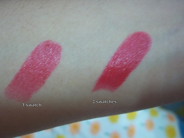 Revlon Colorburst Lipstick Ruby swatches