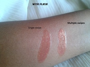 Rimmel London Stay Glossy Lip gloss – All Day Seduction swatches (2)