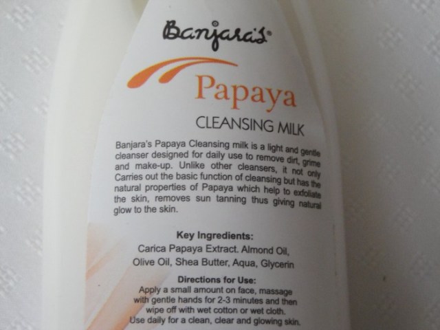 Banjara’s Papaya Cleansing Milk  (6)