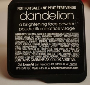 Benefit Dandelion Brightening Face Powder (2)