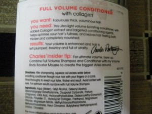 Charles Worthington Full Volume Salon Results Conditioner 3
