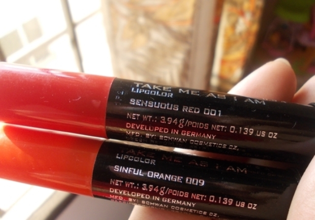 Colorbar Take Me as I am Lipcolor Sinful Orange, sensous red (6)