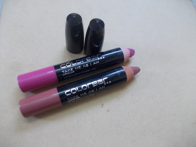 Colorbar take me as I am lipcolor Bare dare pink & lip smacking cherry (3)