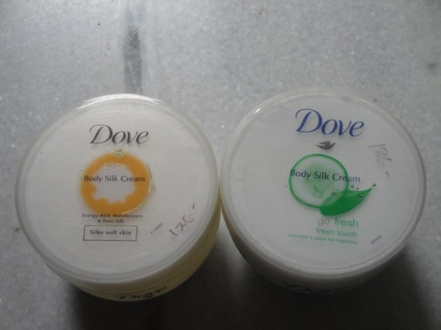 Dove Body Silk Cream Go Fresh