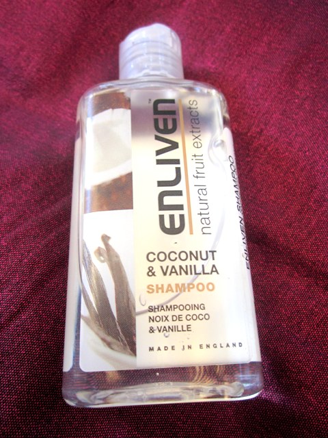 Enliven Coconut and vanilla shampoo