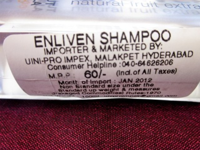 Enliven Coconut and vanilla shampoo (5)