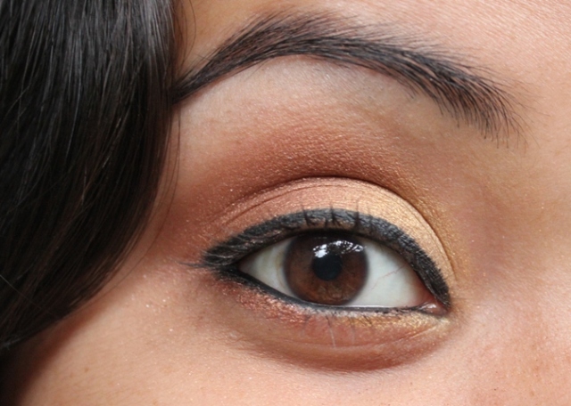 Gold and Maroon Eyemakeup Tutorial