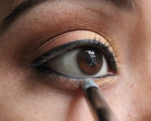 Gold and Maroon Eyemakeup Tutorial (11)