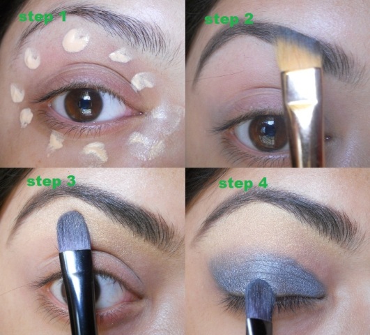 Gunpowder Grey and Purple Eye Makeup Tutorial (4)