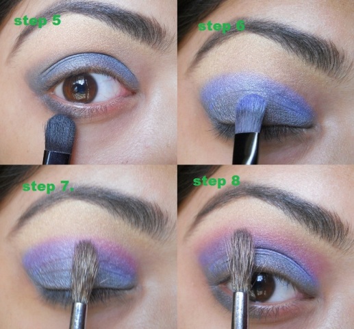 Gunpowder Grey and Purple Eye Makeup Tutorial (5)