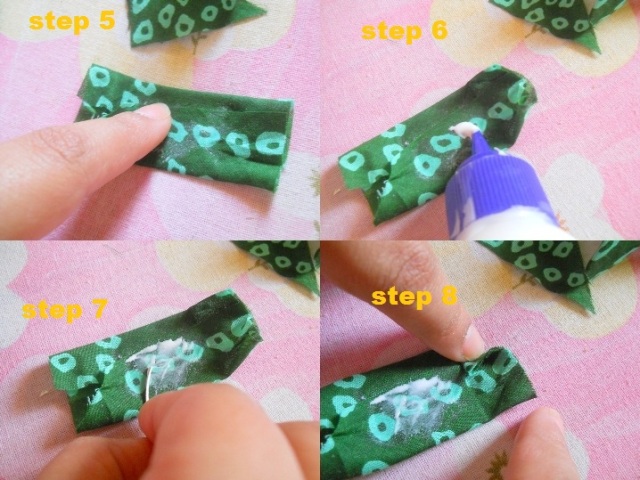 How to Make Earrings from Leftover Fabric DIY (5)