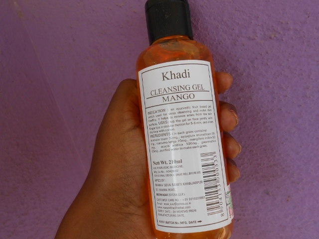 Khadi Mango Cleansing Gel (3)