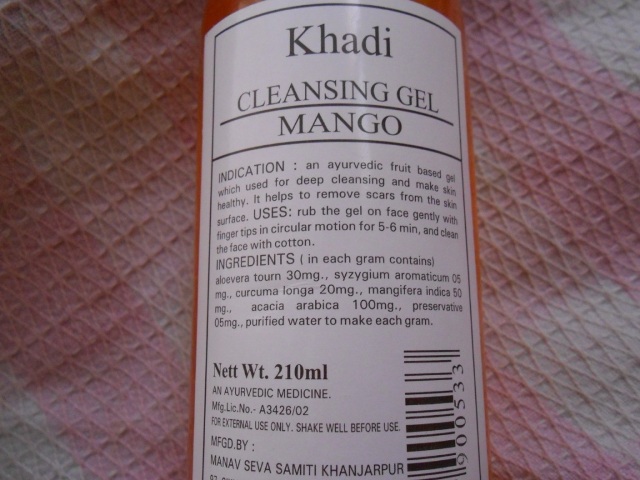 Khadi Mango Cleansing Gel (4)