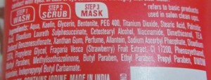 Lakme Clean Up Face Mask Ingredients