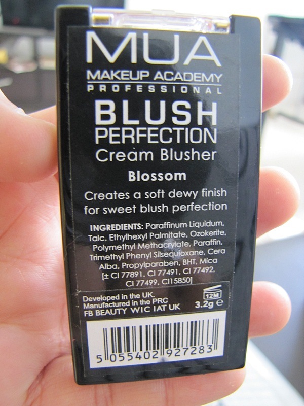 MUA Cream Blusher in Shade Blossom 2
