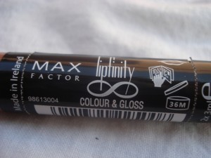 Maxfactor Lipfinity color&Gloss Glowing Sepia