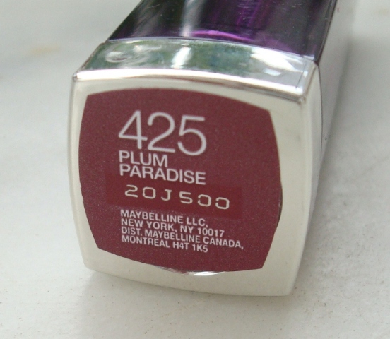 Maybelline colorsensational lipstick Plum Paradise (5)