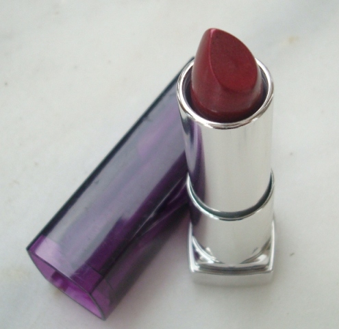 Maybelline colorsensational lipstick Plum Paradise (8)