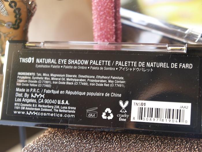 NYX Natural eyeshadow palette