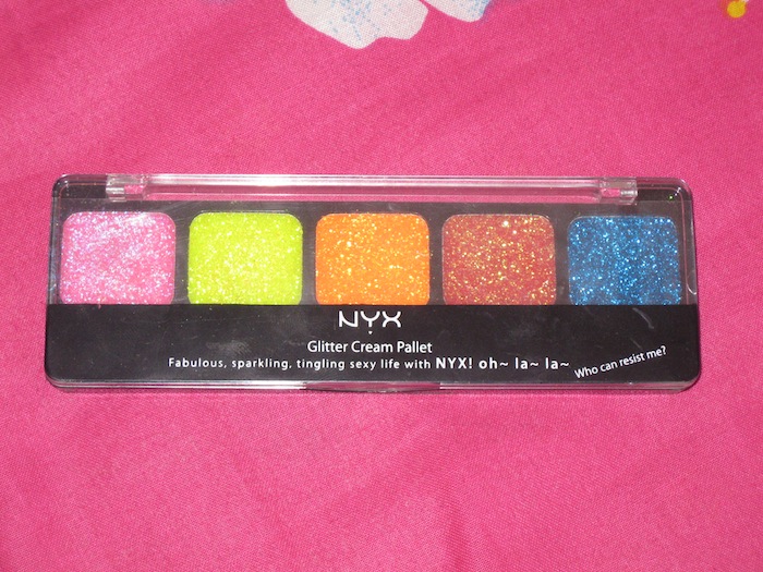 NYX glitter cream palette review