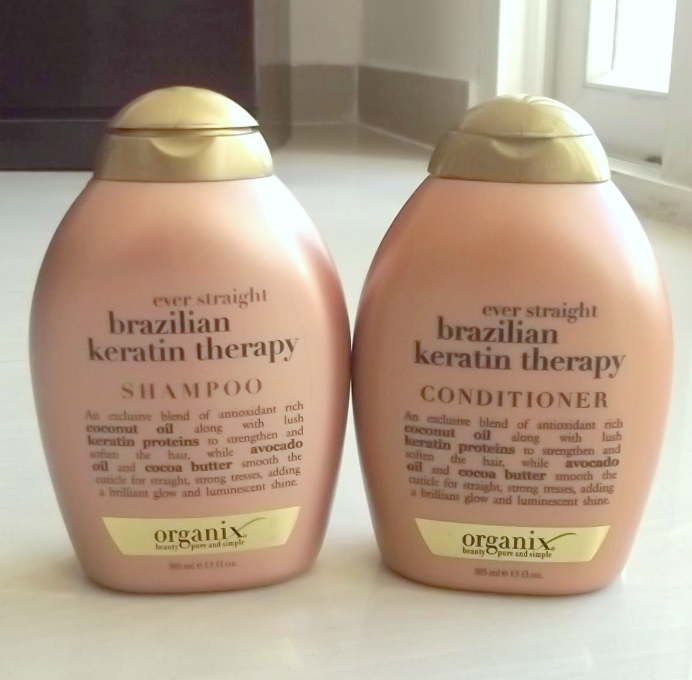 Organix Keratin Therapy Shampoo and Conditioner