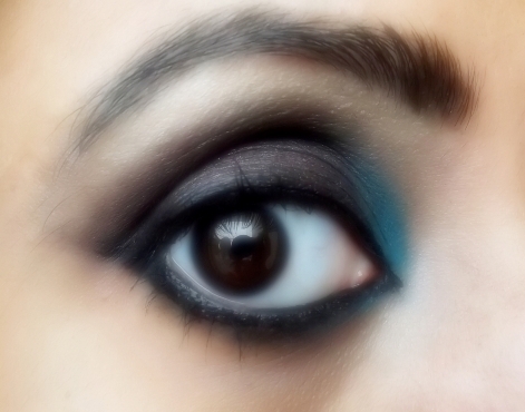 Smokey+Blue+Eye+Makeup+Tutorial