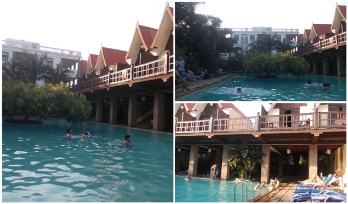 The pool at Mango Hill hotel