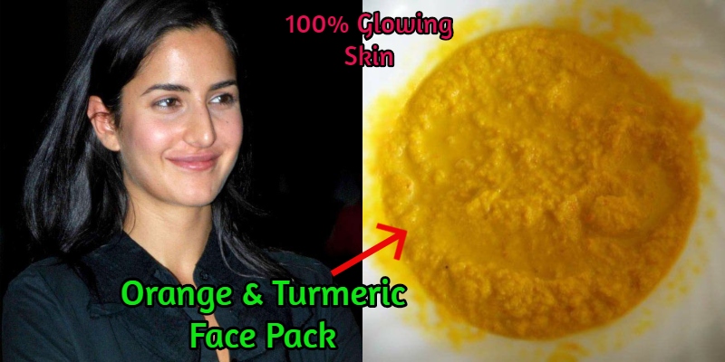 DIY Fresh Orange Peel, Turmeric and Milk Face Pack for Oily skin