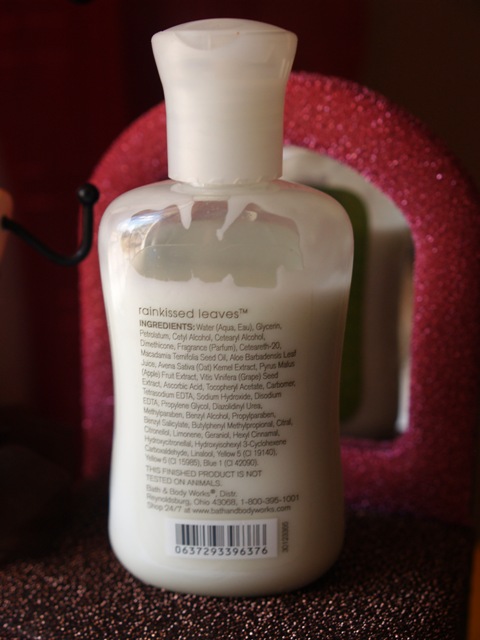 Bath and Body Rainkissed Leaves Body Lotion4
