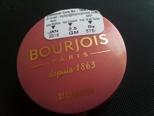Bourjois Blush 33 Lilas D'Or
