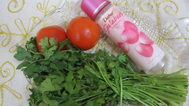 Coriander Face Mask for Pimple Scar Removal - DIY
