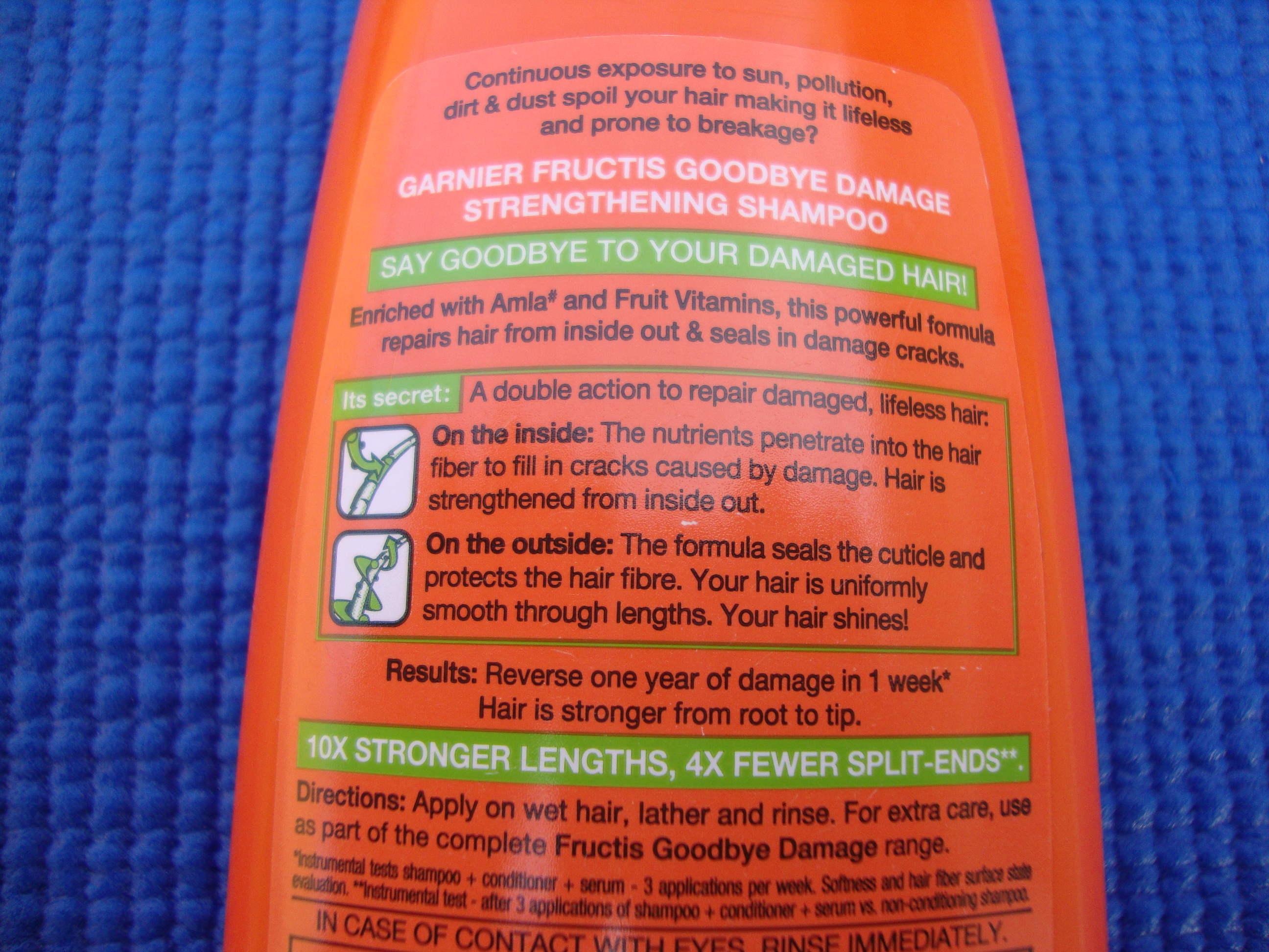 Garnier Fructis Strengthening Shampoo Goodbye Damage (6)