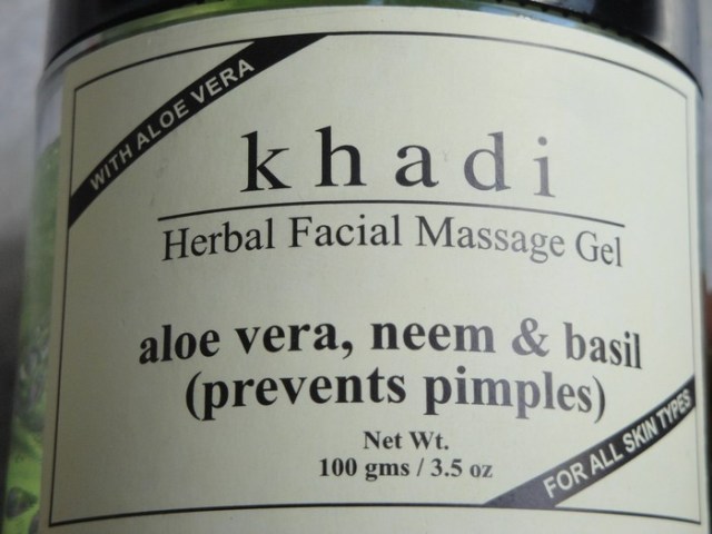 Khadi Aloe Vera, Neem & Basil massage gel (2)