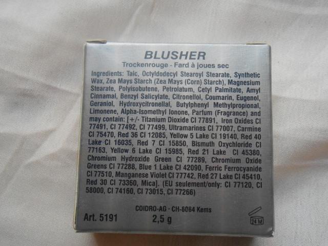 Kryolan Blusher - #F22 ingredients