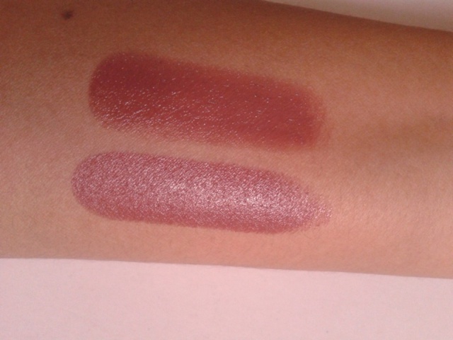 Lakme and maybelline lipstick swatches