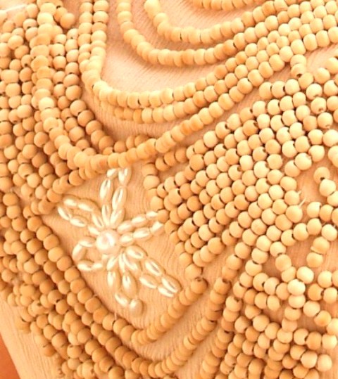 top with beadwork