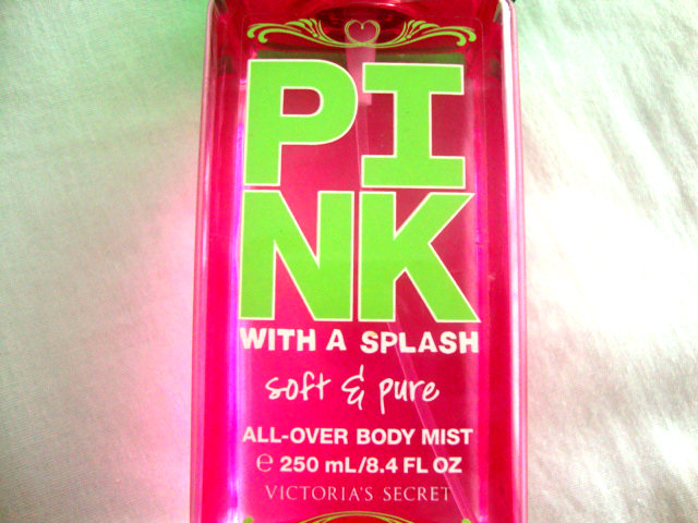 Pink with a splash Body Mist 2