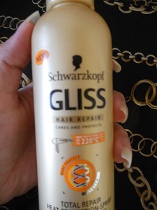 Schwarzkopf Gliss Total Hair Repair Heat Protection Spray (2)