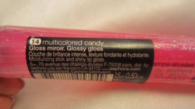 Sephora Glossy Gloss- Multicolored Candy  (5)