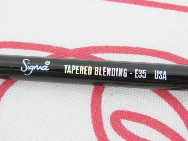 Sigma E35 Tapered Blending brush 2