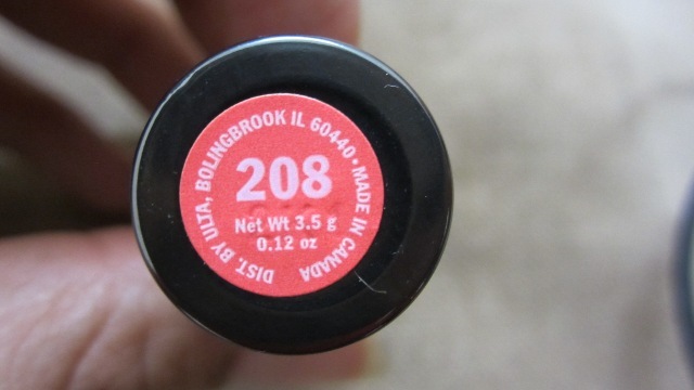 Ulta Lipstick 208 Hot Coral  (3)