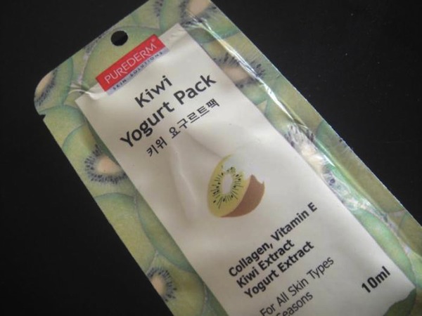 purederm kiwi yogurt pack