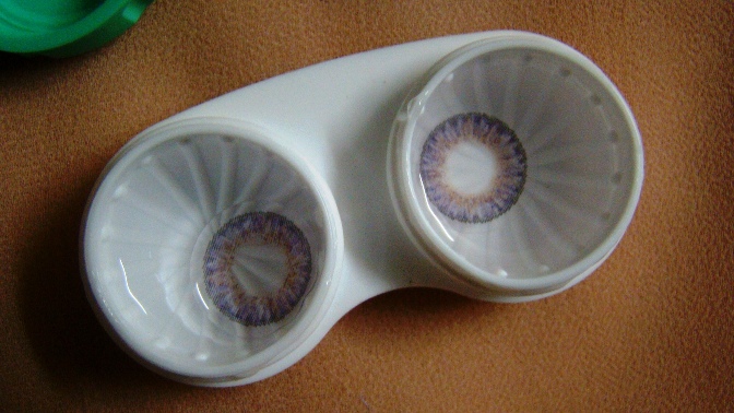 Amethyst contact lens 5