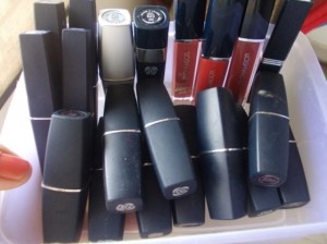 Chambor lipsticks and glosses collection box