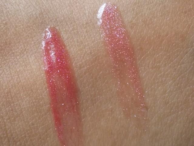 Colorbar True Shine Lip Gloss - Debut, Fairy Dust swatches