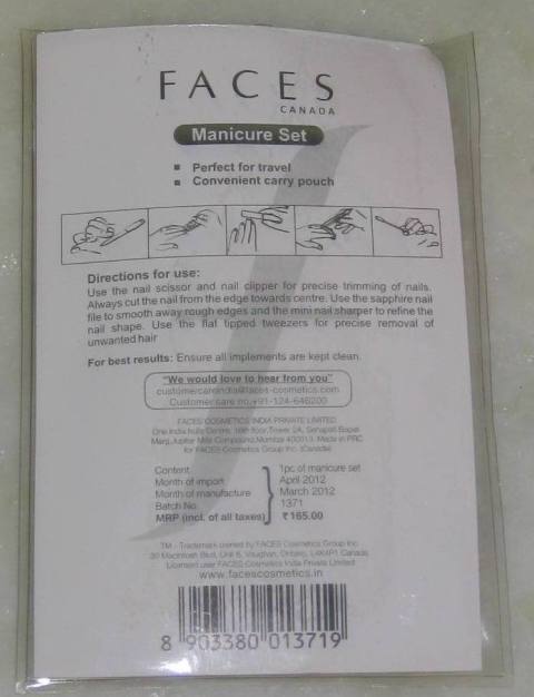 Faces Manicure Set Pack of 5 (4)
