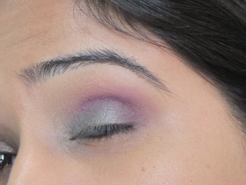 Grey Purple Eye Makeup Look 5